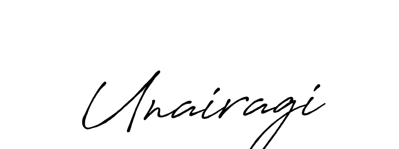 The best way (Antro_Vectra_Bolder) to make a short signature is to pick only two or three words in your name. The name Unairagi include a total of six letters. For converting this name. Unairagi signature style 7 images and pictures png