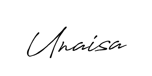 if you are searching for the best signature style for your name Unaisa. so please give up your signature search. here we have designed multiple signature styles  using Antro_Vectra_Bolder. Unaisa signature style 7 images and pictures png