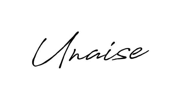 if you are searching for the best signature style for your name Unaise. so please give up your signature search. here we have designed multiple signature styles  using Antro_Vectra_Bolder. Unaise signature style 7 images and pictures png