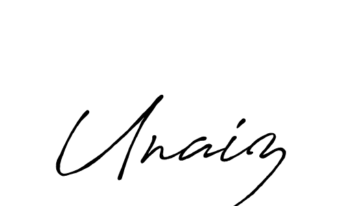if you are searching for the best signature style for your name Unaiz. so please give up your signature search. here we have designed multiple signature styles  using Antro_Vectra_Bolder. Unaiz signature style 7 images and pictures png