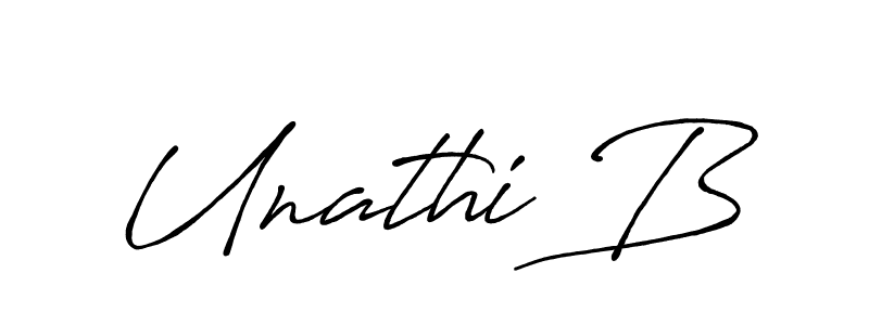 Best and Professional Signature Style for Unathi B. Antro_Vectra_Bolder Best Signature Style Collection. Unathi B signature style 7 images and pictures png