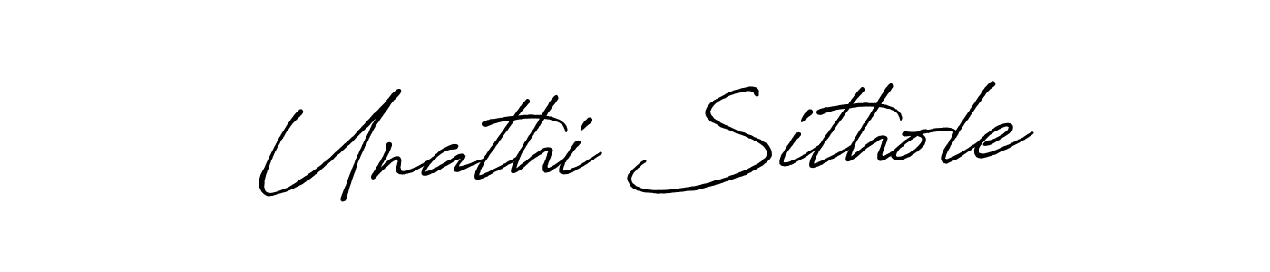 Unathi Sithole stylish signature style. Best Handwritten Sign (Antro_Vectra_Bolder) for my name. Handwritten Signature Collection Ideas for my name Unathi Sithole. Unathi Sithole signature style 7 images and pictures png