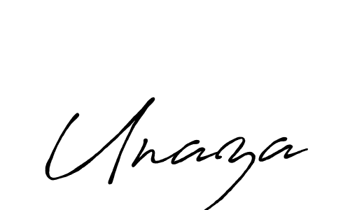 if you are searching for the best signature style for your name Unaza. so please give up your signature search. here we have designed multiple signature styles  using Antro_Vectra_Bolder. Unaza signature style 7 images and pictures png