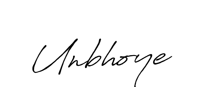 Antro_Vectra_Bolder is a professional signature style that is perfect for those who want to add a touch of class to their signature. It is also a great choice for those who want to make their signature more unique. Get Unbhoye name to fancy signature for free. Unbhoye signature style 7 images and pictures png