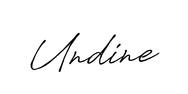 Create a beautiful signature design for name Undine. With this signature (Antro_Vectra_Bolder) fonts, you can make a handwritten signature for free. Undine signature style 7 images and pictures png