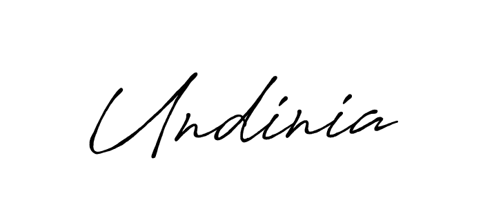 How to make Undinia name signature. Use Antro_Vectra_Bolder style for creating short signs online. This is the latest handwritten sign. Undinia signature style 7 images and pictures png