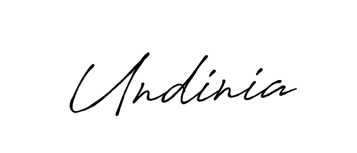 How to make Undinia name signature. Use Antro_Vectra_Bolder style for creating short signs online. This is the latest handwritten sign. Undinia signature style 7 images and pictures png