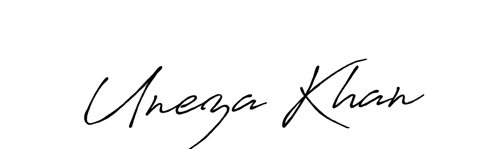 It looks lik you need a new signature style for name Uneza Khan. Design unique handwritten (Antro_Vectra_Bolder) signature with our free signature maker in just a few clicks. Uneza Khan signature style 7 images and pictures png
