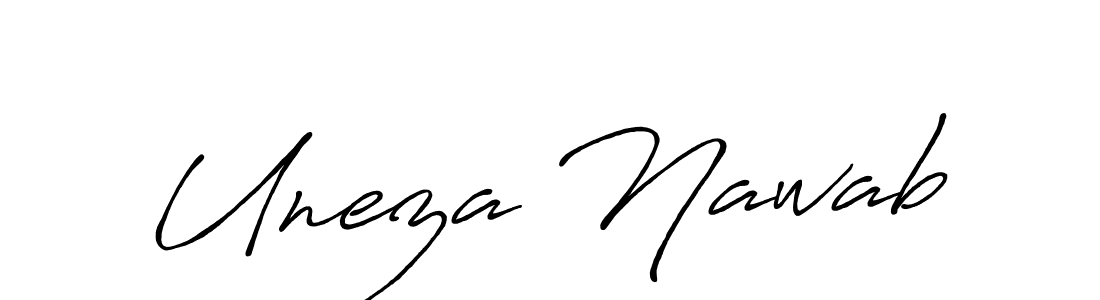 See photos of Uneza Nawab official signature by Spectra . Check more albums & portfolios. Read reviews & check more about Antro_Vectra_Bolder font. Uneza Nawab signature style 7 images and pictures png