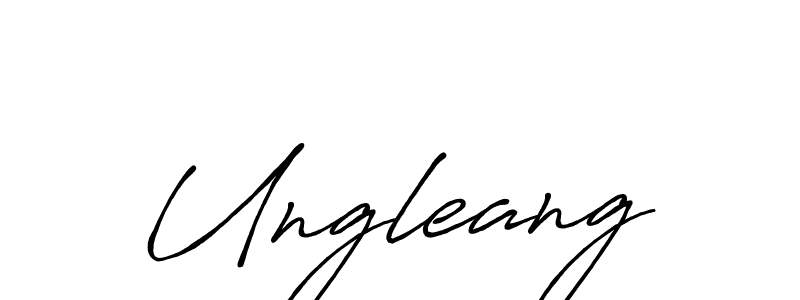 You should practise on your own different ways (Antro_Vectra_Bolder) to write your name (Ungleang) in signature. don't let someone else do it for you. Ungleang signature style 7 images and pictures png