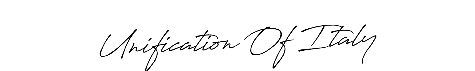Make a short Unification Of Italy signature style. Manage your documents anywhere anytime using Antro_Vectra_Bolder. Create and add eSignatures, submit forms, share and send files easily. Unification Of Italy signature style 7 images and pictures png