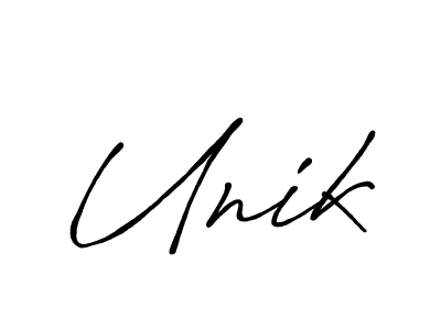 It looks lik you need a new signature style for name Unik. Design unique handwritten (Antro_Vectra_Bolder) signature with our free signature maker in just a few clicks. Unik signature style 7 images and pictures png