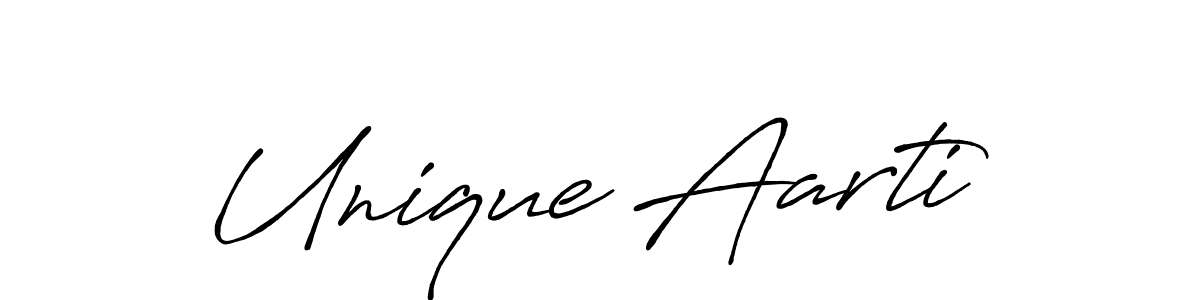 Here are the top 10 professional signature styles for the name Unique Aarti. These are the best autograph styles you can use for your name. Unique Aarti signature style 7 images and pictures png