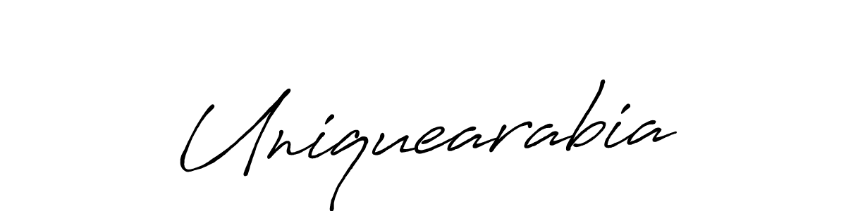 Make a beautiful signature design for name Uniquearabia. Use this online signature maker to create a handwritten signature for free. Uniquearabia signature style 7 images and pictures png