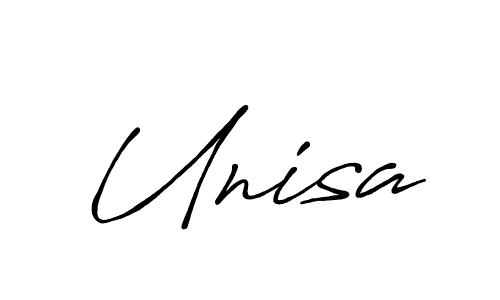 Here are the top 10 professional signature styles for the name Unisa. These are the best autograph styles you can use for your name. Unisa signature style 7 images and pictures png
