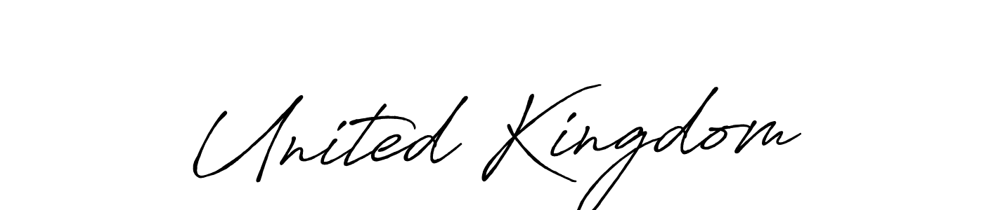 How to Draw United Kingdom signature style? Antro_Vectra_Bolder is a latest design signature styles for name United Kingdom. United Kingdom signature style 7 images and pictures png