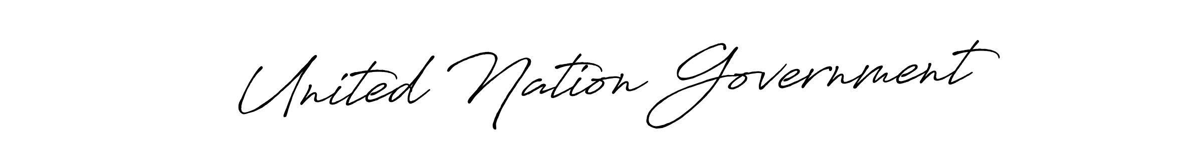 Once you've used our free online signature maker to create your best signature Antro_Vectra_Bolder style, it's time to enjoy all of the benefits that United Nation Government name signing documents. United Nation Government signature style 7 images and pictures png