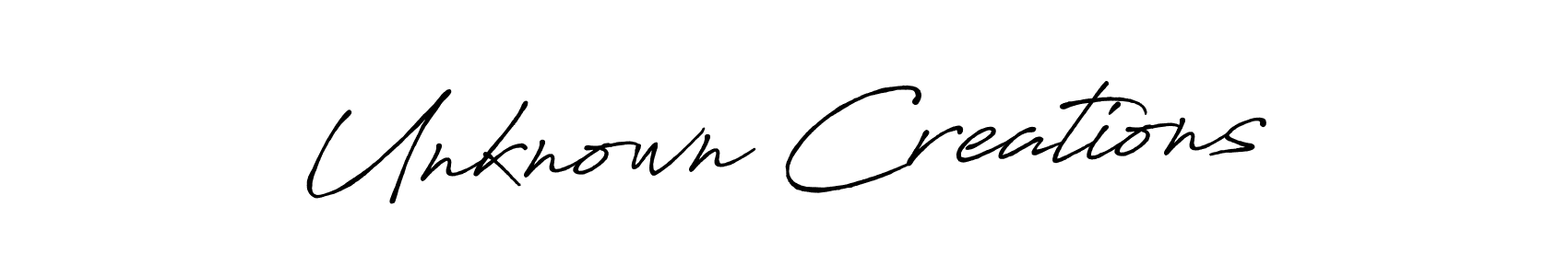 if you are searching for the best signature style for your name Unknown Creations. so please give up your signature search. here we have designed multiple signature styles  using Antro_Vectra_Bolder. Unknown Creations signature style 7 images and pictures png