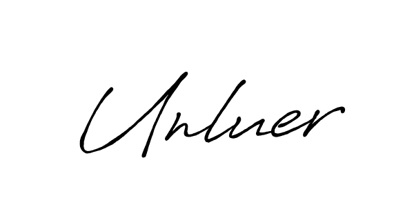Once you've used our free online signature maker to create your best signature Antro_Vectra_Bolder style, it's time to enjoy all of the benefits that Unluer name signing documents. Unluer signature style 7 images and pictures png