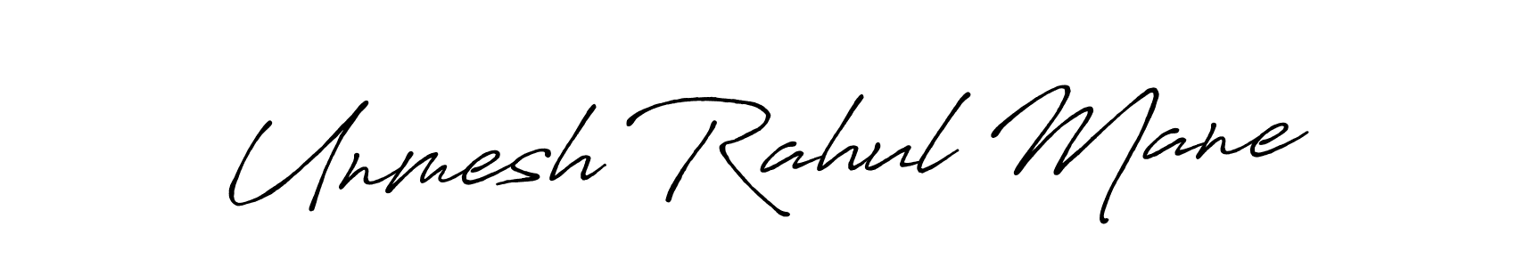It looks lik you need a new signature style for name Unmesh Rahul Mane. Design unique handwritten (Antro_Vectra_Bolder) signature with our free signature maker in just a few clicks. Unmesh Rahul Mane signature style 7 images and pictures png