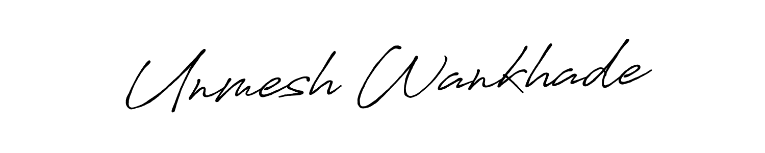 You should practise on your own different ways (Antro_Vectra_Bolder) to write your name (Unmesh Wankhade) in signature. don't let someone else do it for you. Unmesh Wankhade signature style 7 images and pictures png