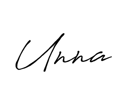 Also we have Unna name is the best signature style. Create professional handwritten signature collection using Antro_Vectra_Bolder autograph style. Unna signature style 7 images and pictures png