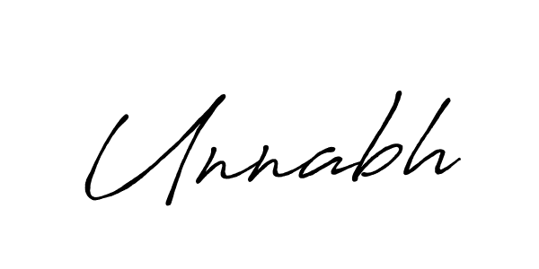 It looks lik you need a new signature style for name Unnabh. Design unique handwritten (Antro_Vectra_Bolder) signature with our free signature maker in just a few clicks. Unnabh signature style 7 images and pictures png