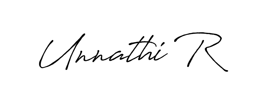 Make a beautiful signature design for name Unnathi R. Use this online signature maker to create a handwritten signature for free. Unnathi R signature style 7 images and pictures png