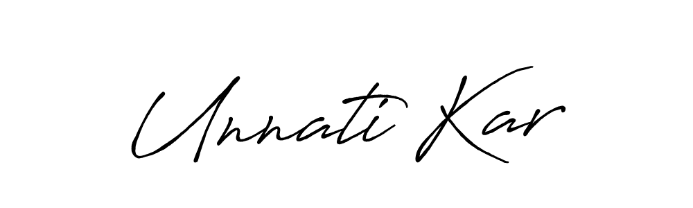 You should practise on your own different ways (Antro_Vectra_Bolder) to write your name (Unnati Kar) in signature. don't let someone else do it for you. Unnati Kar signature style 7 images and pictures png