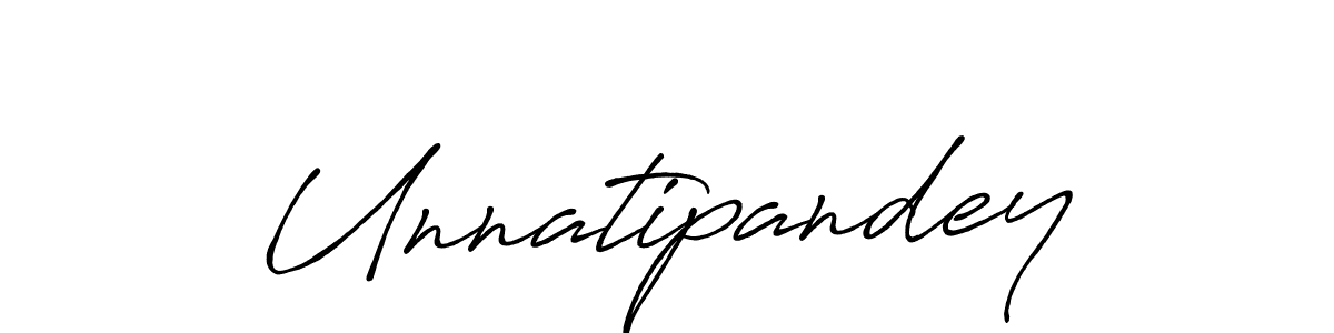 How to make Unnatipandey name signature. Use Antro_Vectra_Bolder style for creating short signs online. This is the latest handwritten sign. Unnatipandey signature style 7 images and pictures png