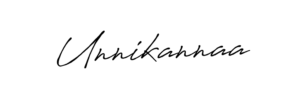 Also we have Unnikannaa name is the best signature style. Create professional handwritten signature collection using Antro_Vectra_Bolder autograph style. Unnikannaa signature style 7 images and pictures png