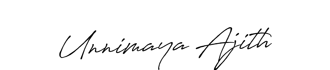 Also You can easily find your signature by using the search form. We will create Unnimaya Ajith name handwritten signature images for you free of cost using Antro_Vectra_Bolder sign style. Unnimaya Ajith signature style 7 images and pictures png