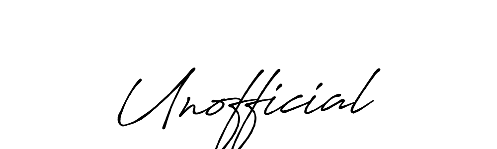 Here are the top 10 professional signature styles for the name Unofficial. These are the best autograph styles you can use for your name. Unofficial signature style 7 images and pictures png