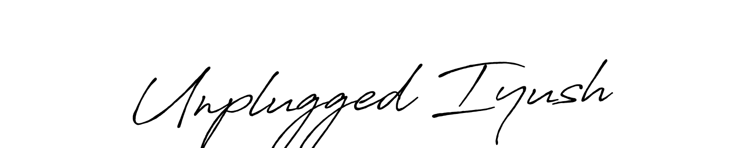 You can use this online signature creator to create a handwritten signature for the name Unplugged Iyush. This is the best online autograph maker. Unplugged Iyush signature style 7 images and pictures png