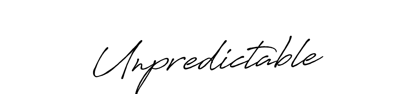 Antro_Vectra_Bolder is a professional signature style that is perfect for those who want to add a touch of class to their signature. It is also a great choice for those who want to make their signature more unique. Get Unpredictable name to fancy signature for free. Unpredictable signature style 7 images and pictures png