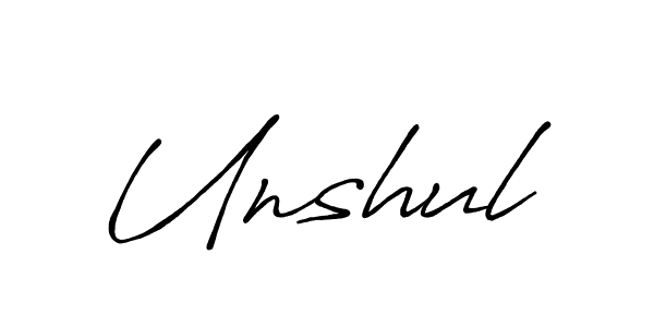 You can use this online signature creator to create a handwritten signature for the name Unshul. This is the best online autograph maker. Unshul signature style 7 images and pictures png