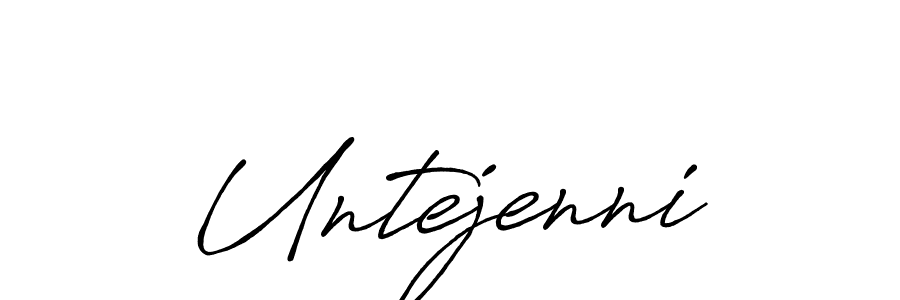 See photos of Untejenni official signature by Spectra . Check more albums & portfolios. Read reviews & check more about Antro_Vectra_Bolder font. Untejenni signature style 7 images and pictures png