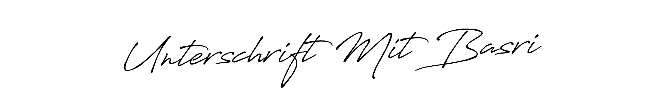 Unterschrift Mit Basri stylish signature style. Best Handwritten Sign (Antro_Vectra_Bolder) for my name. Handwritten Signature Collection Ideas for my name Unterschrift Mit Basri. Unterschrift Mit Basri signature style 7 images and pictures png