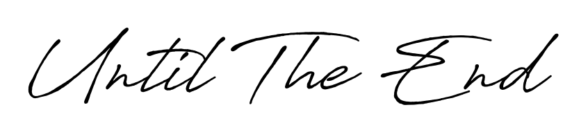 Give your name Until The End an exquisite flair with the Antro_Vectra_Bolder script font. Ideal for contracts, resumes, and formal letterheads. Until The End signature style 7 images and pictures png