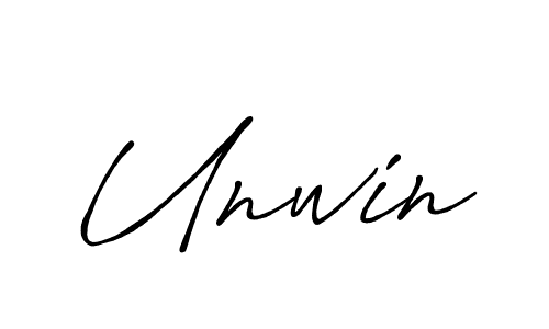 Use a signature maker to create a handwritten signature online. With this signature software, you can design (Antro_Vectra_Bolder) your own signature for name Unwin. Unwin signature style 7 images and pictures png