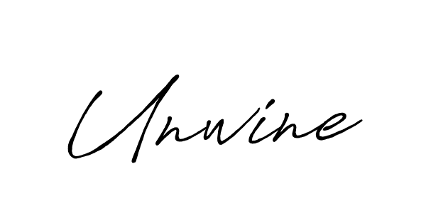 Use a signature maker to create a handwritten signature online. With this signature software, you can design (Antro_Vectra_Bolder) your own signature for name Unwine. Unwine signature style 7 images and pictures png