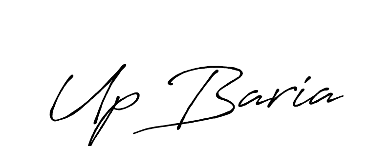 Similarly Antro_Vectra_Bolder is the best handwritten signature design. Signature creator online .You can use it as an online autograph creator for name Up Baria. Up Baria signature style 7 images and pictures png