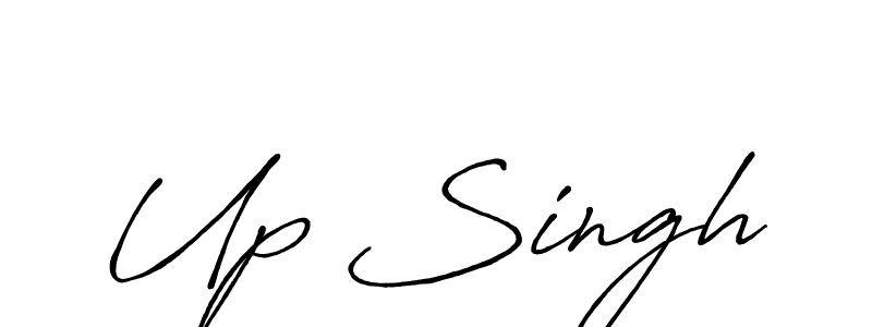 You should practise on your own different ways (Antro_Vectra_Bolder) to write your name (Up Singh) in signature. don't let someone else do it for you. Up Singh signature style 7 images and pictures png