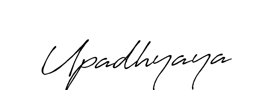 Similarly Antro_Vectra_Bolder is the best handwritten signature design. Signature creator online .You can use it as an online autograph creator for name Upadhyaya. Upadhyaya signature style 7 images and pictures png