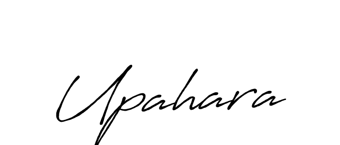 Upahara stylish signature style. Best Handwritten Sign (Antro_Vectra_Bolder) for my name. Handwritten Signature Collection Ideas for my name Upahara. Upahara signature style 7 images and pictures png