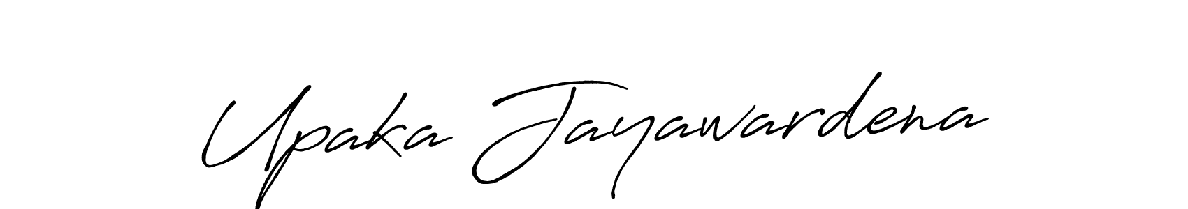 How to make Upaka Jayawardena name signature. Use Antro_Vectra_Bolder style for creating short signs online. This is the latest handwritten sign. Upaka Jayawardena signature style 7 images and pictures png