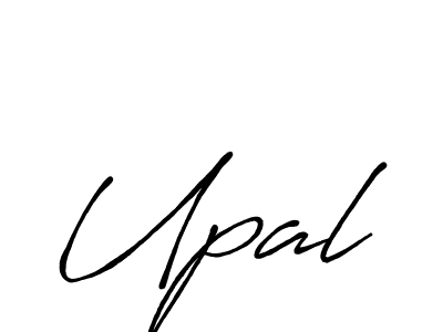 Upal stylish signature style. Best Handwritten Sign (Antro_Vectra_Bolder) for my name. Handwritten Signature Collection Ideas for my name Upal. Upal signature style 7 images and pictures png