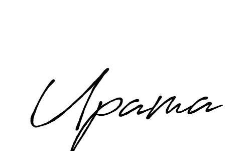 Create a beautiful signature design for name Upama. With this signature (Antro_Vectra_Bolder) fonts, you can make a handwritten signature for free. Upama signature style 7 images and pictures png