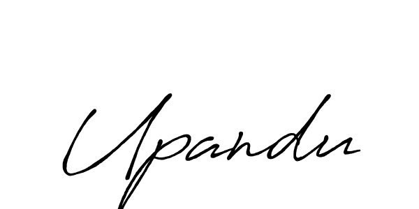 Use a signature maker to create a handwritten signature online. With this signature software, you can design (Antro_Vectra_Bolder) your own signature for name Upandu. Upandu signature style 7 images and pictures png