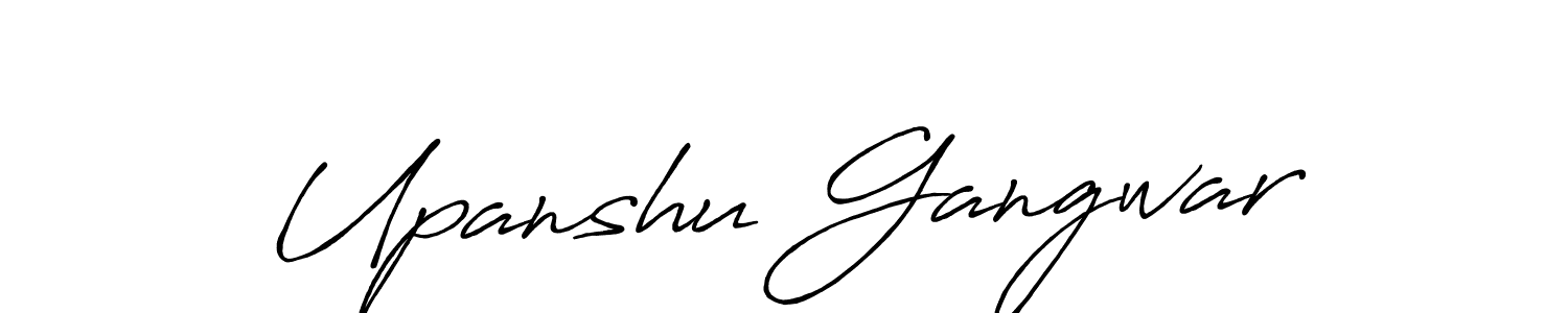 Once you've used our free online signature maker to create your best signature Antro_Vectra_Bolder style, it's time to enjoy all of the benefits that Upanshu Gangwar name signing documents. Upanshu Gangwar signature style 7 images and pictures png